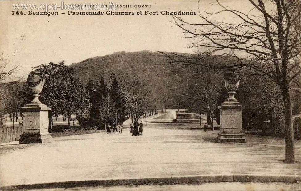 EXCURSION EN FRANCHE-COMTÉ - 744. Besançon - Promenade Chamars et Fort Chaudanne